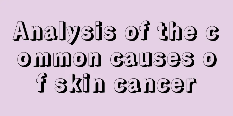 Analysis of the common causes of skin cancer