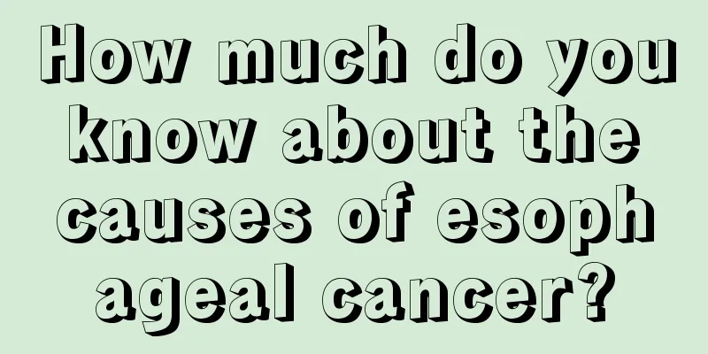 How much do you know about the causes of esophageal cancer?