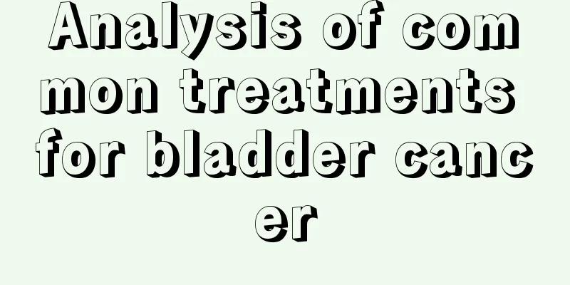 Analysis of common treatments for bladder cancer
