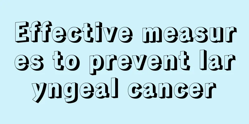 Effective measures to prevent laryngeal cancer