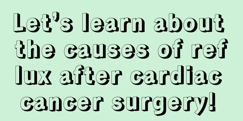 Let’s learn about the causes of reflux after cardiac cancer surgery! 