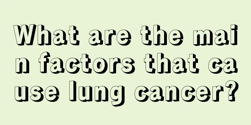 What are the main factors that cause lung cancer?
