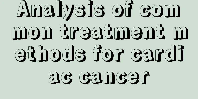 Analysis of common treatment methods for cardiac cancer