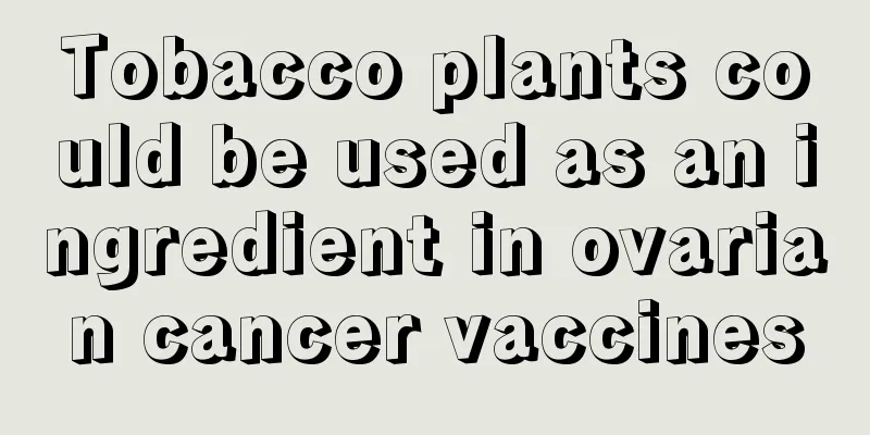 Tobacco plants could be used as an ingredient in ovarian cancer vaccines