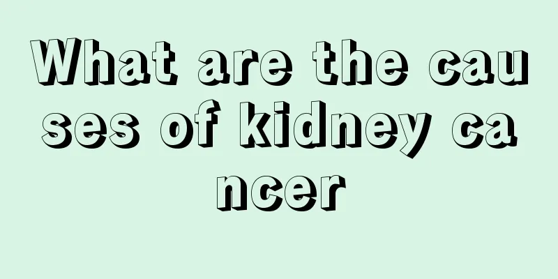What are the causes of kidney cancer