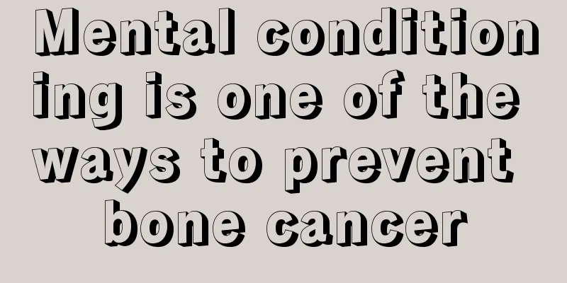 Mental conditioning is one of the ways to prevent bone cancer