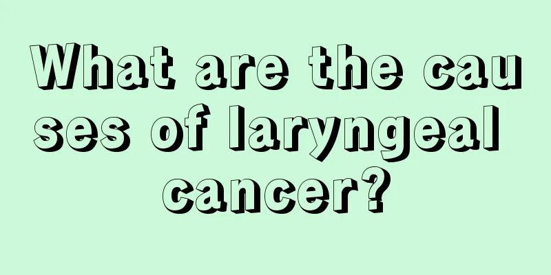 What are the causes of laryngeal cancer?