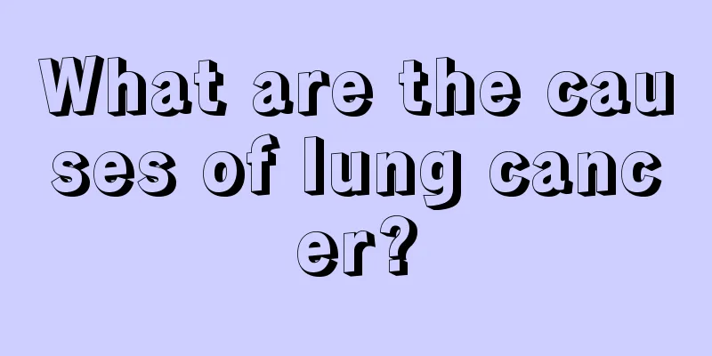 What are the causes of lung cancer?