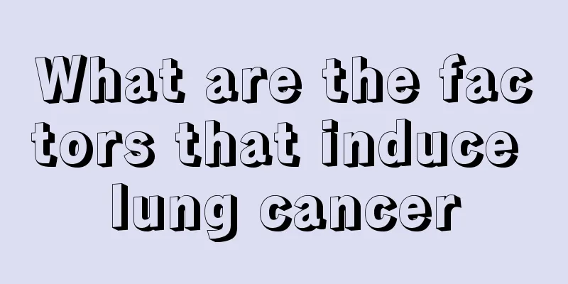What are the factors that induce lung cancer