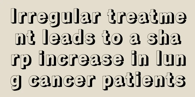 Irregular treatment leads to a sharp increase in lung cancer patients