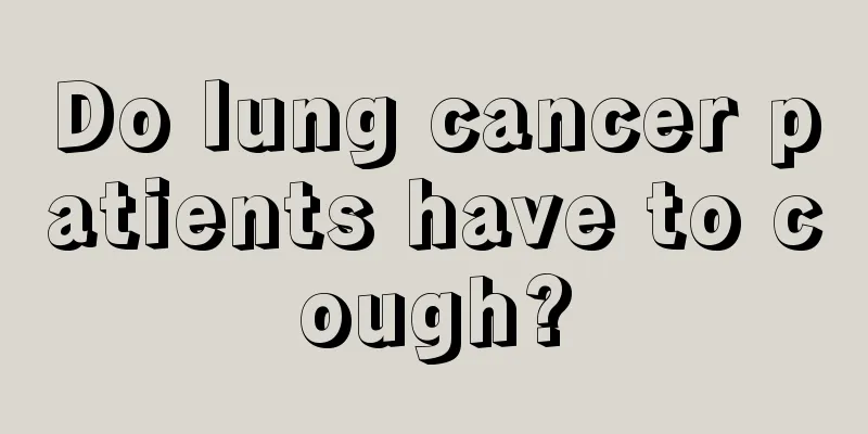 Do lung cancer patients have to cough?