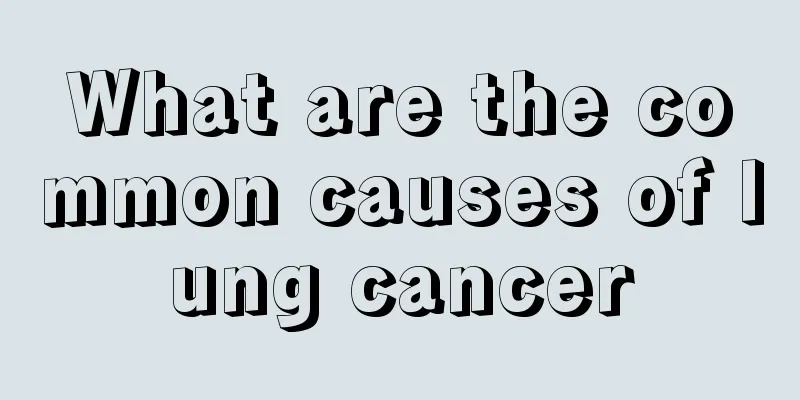 What are the common causes of lung cancer