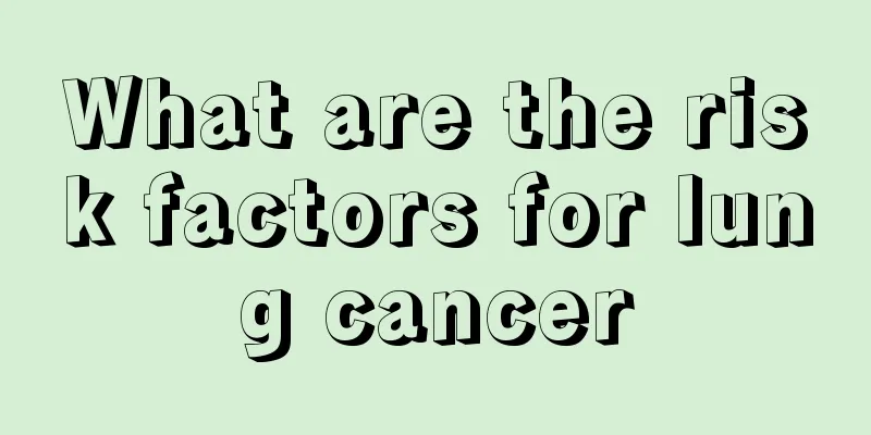 What are the risk factors for lung cancer