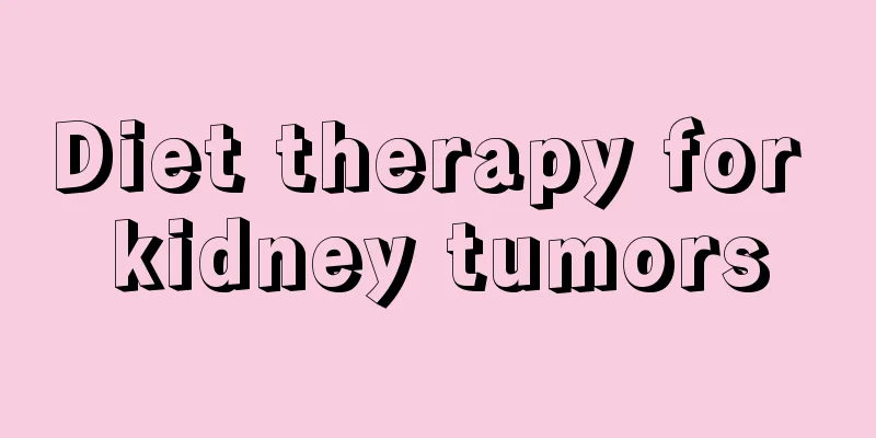 Diet therapy for kidney tumors