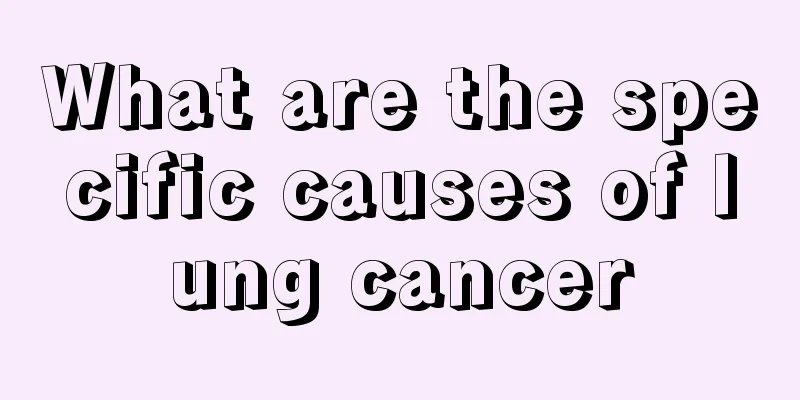 What are the specific causes of lung cancer