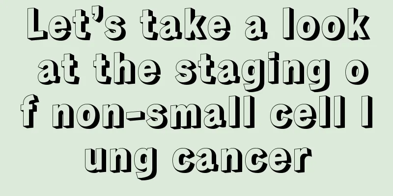 Let’s take a look at the staging of non-small cell lung cancer