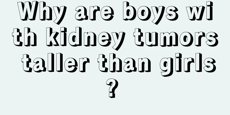 Why are boys with kidney tumors taller than girls? 