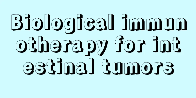 Biological immunotherapy for intestinal tumors