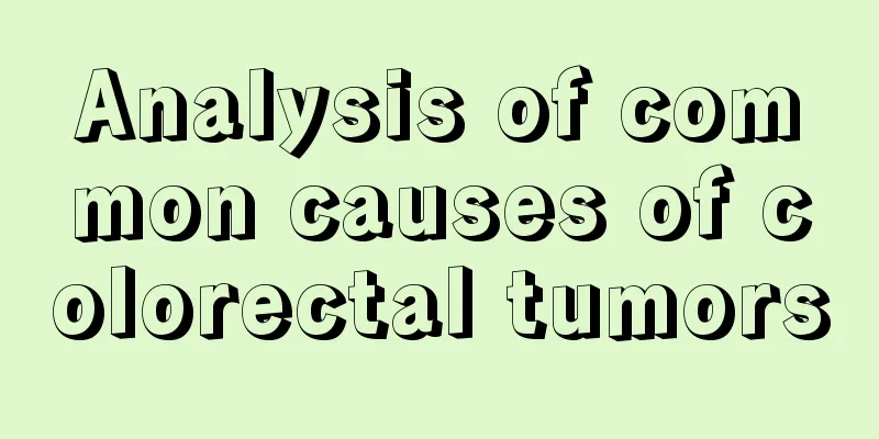 Analysis of common causes of colorectal tumors