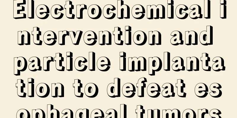 Electrochemical intervention and particle implantation to defeat esophageal tumors