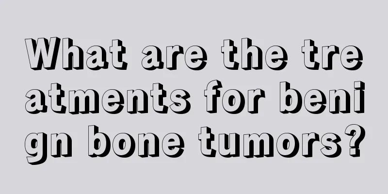 What are the treatments for benign bone tumors?