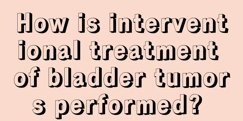 How is interventional treatment of bladder tumors performed? 