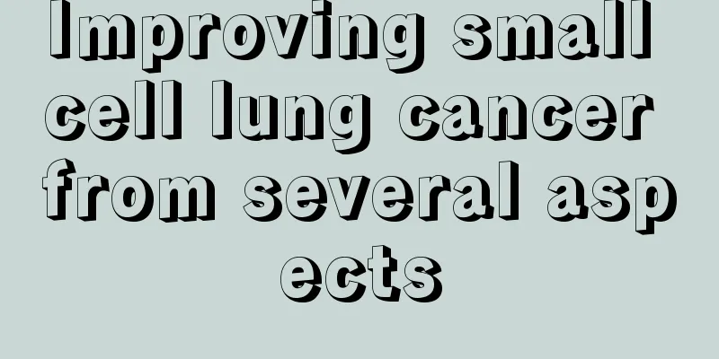 Improving small cell lung cancer from several aspects