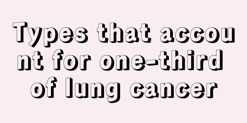 Types that account for one-third of lung cancer