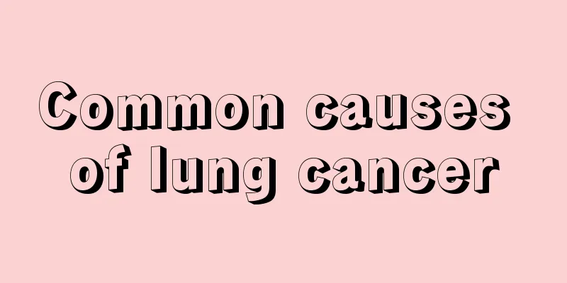 Common causes of lung cancer