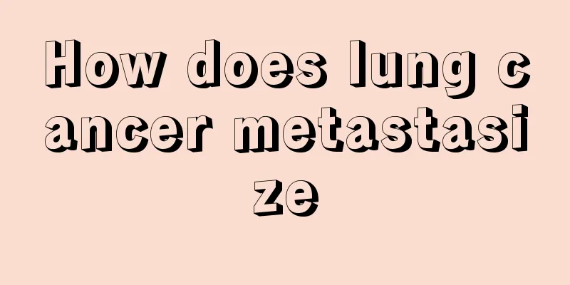 How does lung cancer metastasize