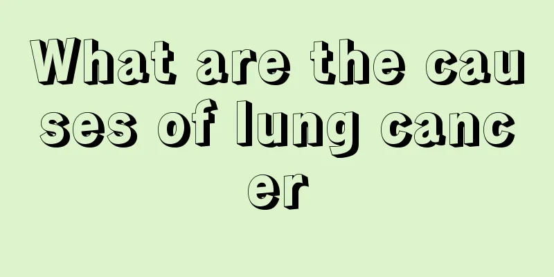 What are the causes of lung cancer