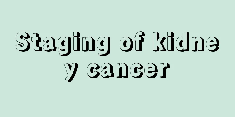 Staging of kidney cancer