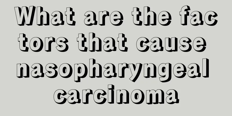 What are the factors that cause nasopharyngeal carcinoma