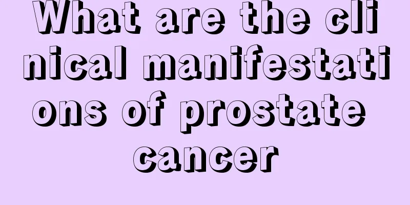 What are the clinical manifestations of prostate cancer