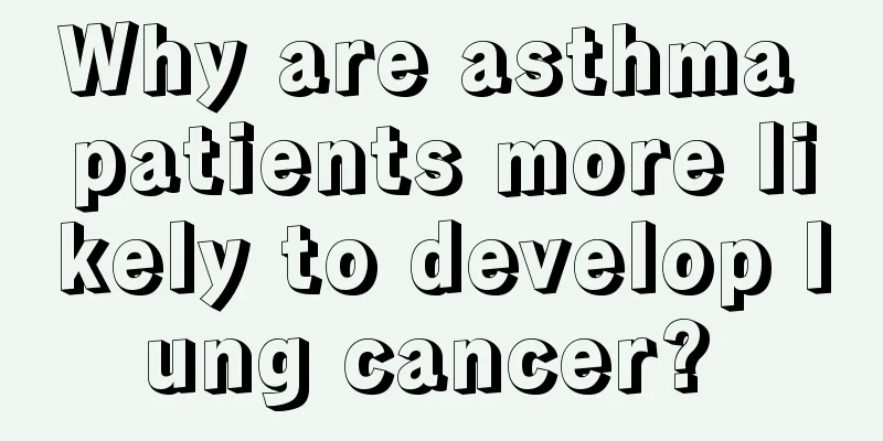 Why are asthma patients more likely to develop lung cancer? 