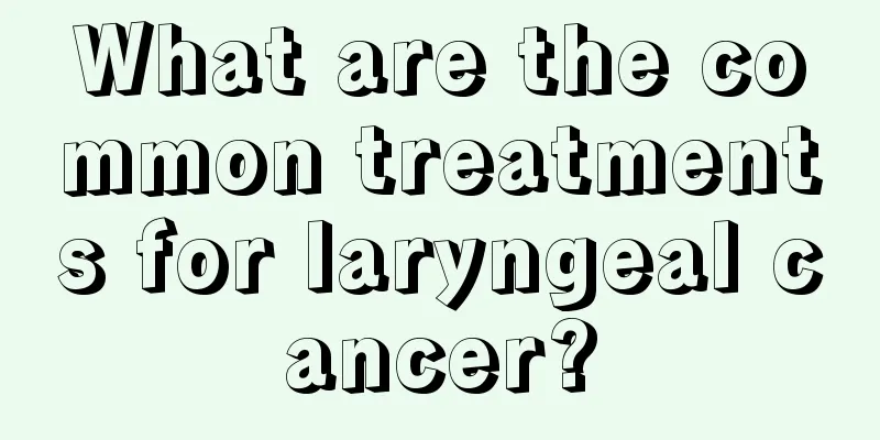 What are the common treatments for laryngeal cancer?
