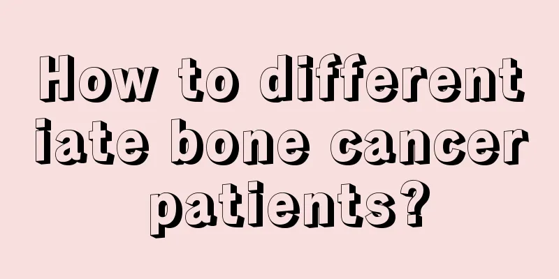 How to differentiate bone cancer patients?