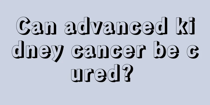 Can advanced kidney cancer be cured? 