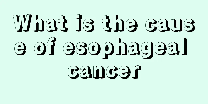 What is the cause of esophageal cancer