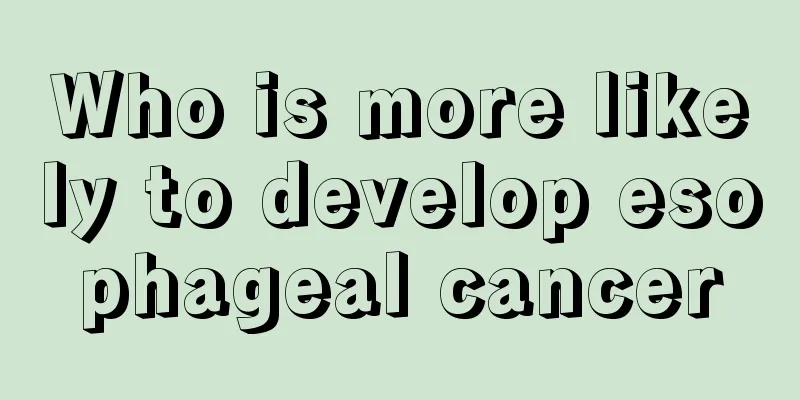 Who is more likely to develop esophageal cancer
