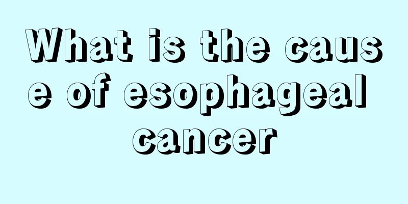 What is the cause of esophageal cancer