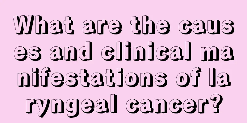 What are the causes and clinical manifestations of laryngeal cancer?