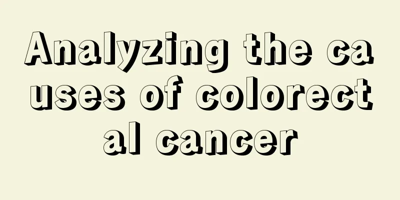 Analyzing the causes of colorectal cancer