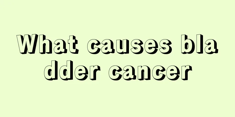 What causes bladder cancer