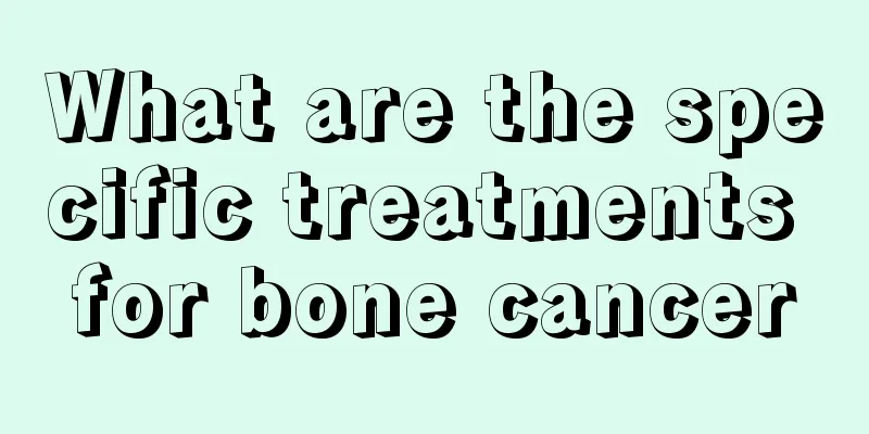 What are the specific treatments for bone cancer