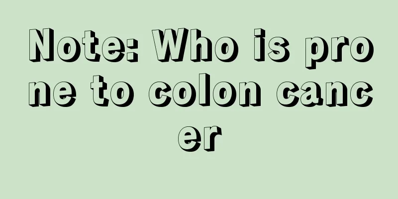 Note: Who is prone to colon cancer
