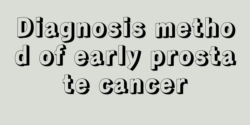 Diagnosis method of early prostate cancer