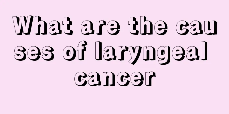 What are the causes of laryngeal cancer