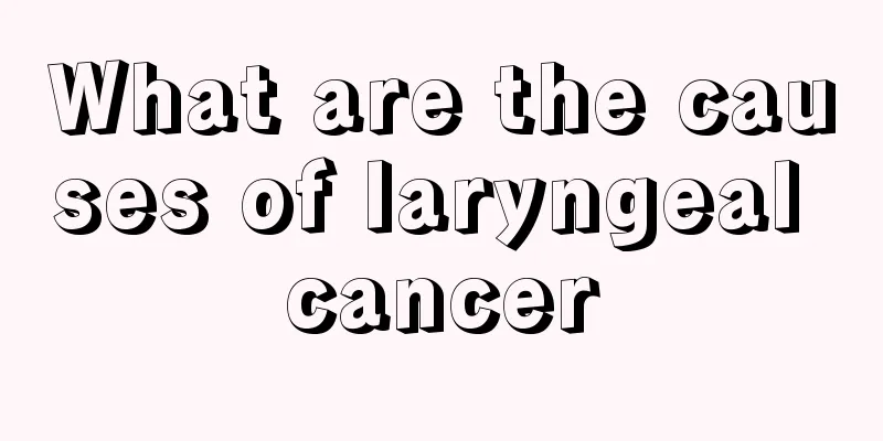 What are the causes of laryngeal cancer