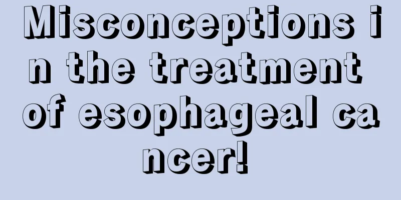 Misconceptions in the treatment of esophageal cancer! 